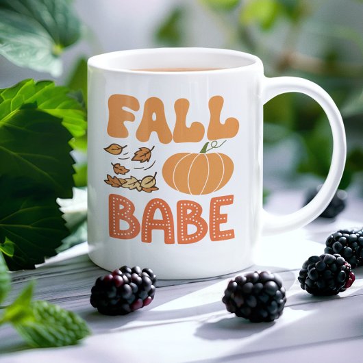 Mug Bébé mou automne Citrouille automne