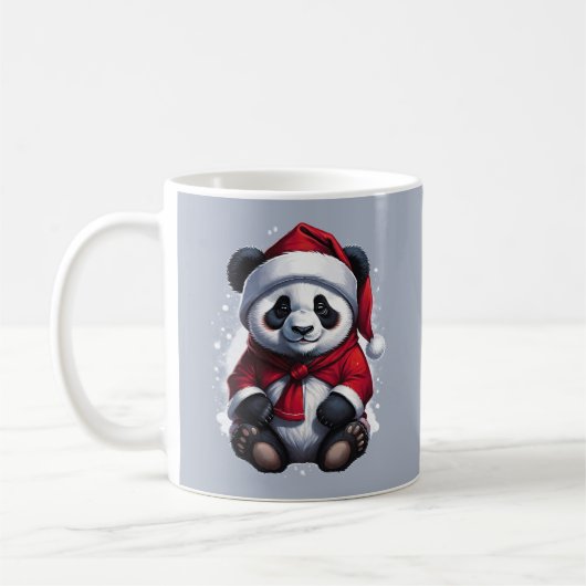 Mug Bébé Panda Père Noël | Noël (Gauche)