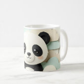 Mug Bébé Panda Plié | Origami Mignon (Devant droit)