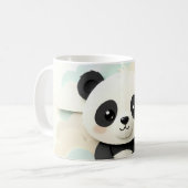 Mug Bébé Panda Plié | Origami Mignon (Devant gauche)