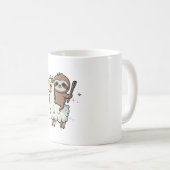 Mug Bébé paresseux et lama mignons (Devant droit)