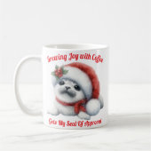 Mug Bébé phoque des fêtes adorable (Gauche)