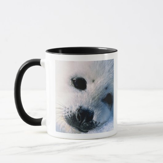 Mug Bébé phoque d'harpe 2 (Gauche)