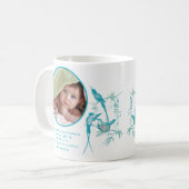 Mug Bébé Photo Cute Hummingbird Family (Devant gauche)