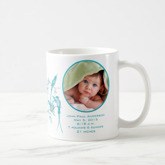 Mug Bébé Photo Cute Hummingbird Family (Droite)