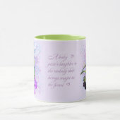Mug Bébé Pixie riant sur le bouchon de boue à dos de c (Centre)