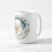 Mug Bébé Polar Ours Noël (Devant droit)