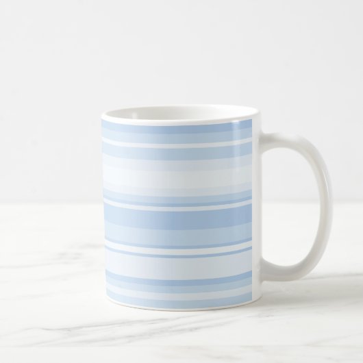 Mug Bébé rayures bleues (Droite)