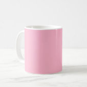 Mug Bébé rose (couleur solide)  (Devant gauche)