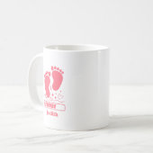 Mug Bébé Rose en Chargement (Devant gauche)