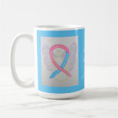 Mug Bébé Safe Haven Sensibilisation Ruban Angel Custom (Gauche)