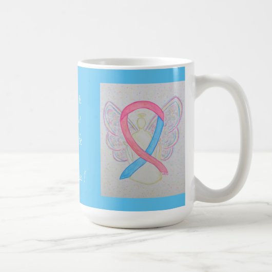 Mug Bébé Safe Haven Sensibilisation Ruban Angel Custom (Droite)