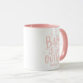 Mug Bébé ses vacances extérieures froides (Devant droit)