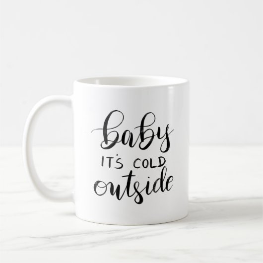 Mug Bébé ses vacances manuscrites froides de (Gauche)