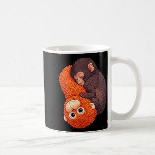 Mug Bébé singe drôle qui frappe, animal mignon pour ho