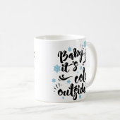 Mug Bébé son froid typographie extérieure Vacances d'h (Devant droit)