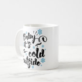 Mug Bébé son froid typographie extérieure Vacances d'h (Devant gauche)