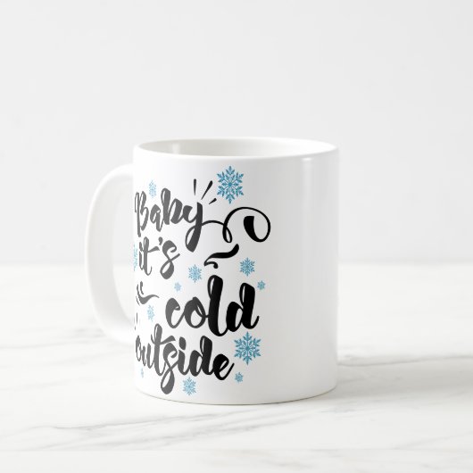 Mug Bébé son froid typographie extérieure Vacances d'h (Devant gauche)