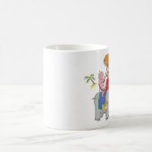 Mug Bébé sur l'éléphant (Centre)