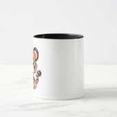 Mug Bébé tigre mignon assis (Centre)