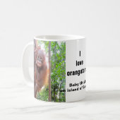 Mug Bébé Uttuh de conservation d'orang-outan (Devant gauche)