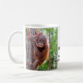 Mug Bébé Uttuh de conservation d'orang-outan (Gauche)