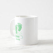 Mug Bébé Vert en Chargement (Devant gauche)