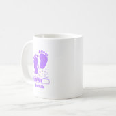 Mug Bébé Violet en Chargement (Devant gauche)