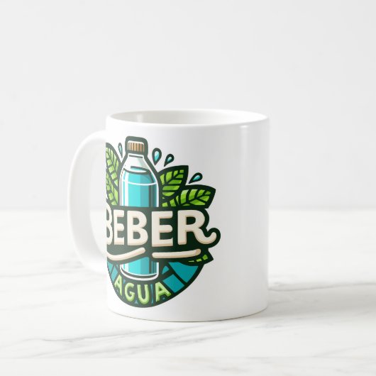 Mug Beber agua (Devant gauche)