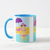 Mug Bébés de plage d'été (Gauche)