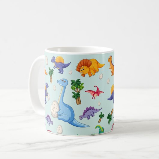 Mug Bébés Dinosaures mignons | Bébé (Devant gauche)
