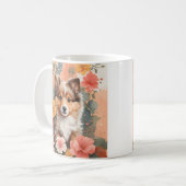 Mug Bébés mignons animaux | Chipette Chien Chien de Sh (Devant gauche)