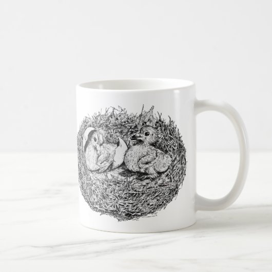 Mug Bébés Nid de Pigeon (Droite)