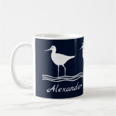 Mug Bécasseau bleu marine blanc (Gauche)