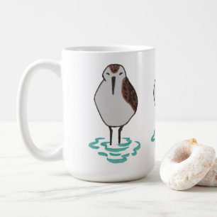 Mug Bécasseau côtier d'Oiseaux océaniques à main migno