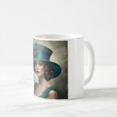 Mug Becca Une Jolie Dame Art Déco (Devant droit)