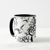 Mug Beccacce maliarde en volo (Devant gauche)