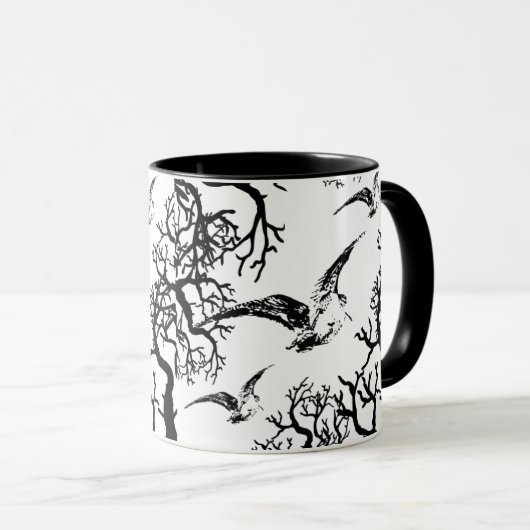 Mug Beccacce maliarde en volo (Devant droit)