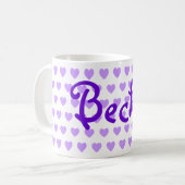 Mug Becky en violet (Devant gauche)