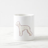 Mug Bedlington terrier chien Magic (Centre)