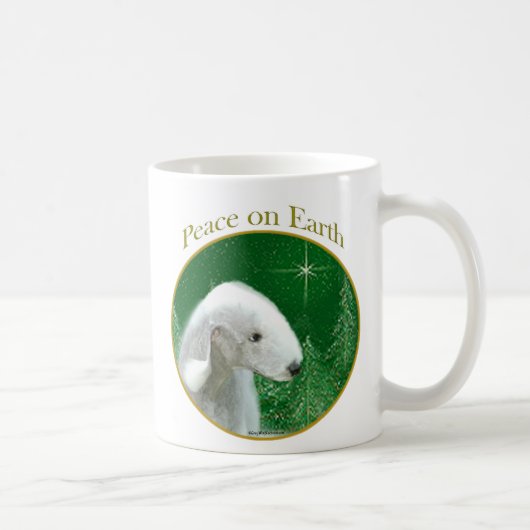 Mug Bedlington Terrier Peace (Droite)