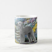 Mug Bedlington Terrier Summer Garden Art (Centre)