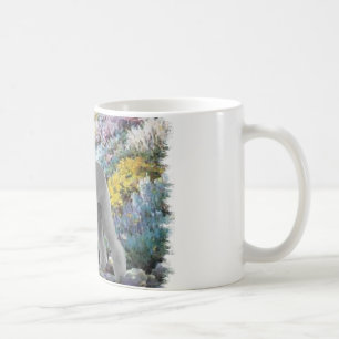 Mug Bedlington Terrier Summer Garden Art