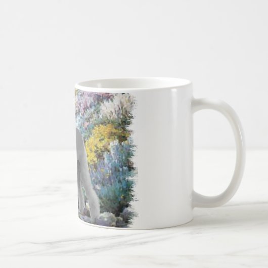 Mug Bedlington Terrier Summer Garden Art (Droite)