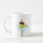 Mug Bee de miel sur une fleur blanche (Gauche)