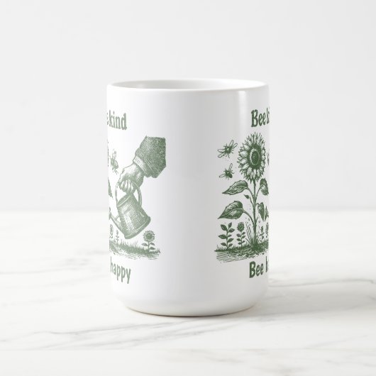 Mug Bee Kind Bee Happy for Environmental educators (Centre)