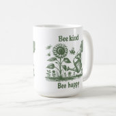Mug Bee Kind Bee Happy for Environmental educators (Devant droit)