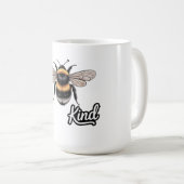 Mug Bee Kind Cute Bumblebee Illustration - Inspiration (Devant droit)