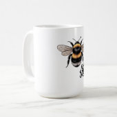 Mug Bee Kind Cute Bumblebee Illustration - Inspiration (Devant gauche)