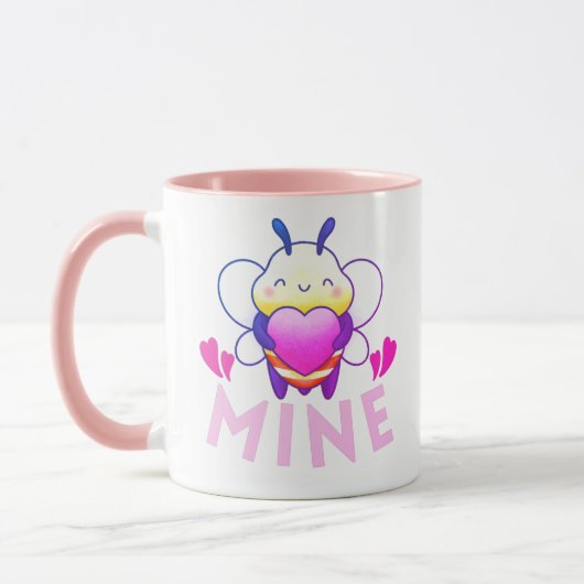 MUG BEE MINE - BE MINE FUNNY VALENTINE DAME (Gauche)
